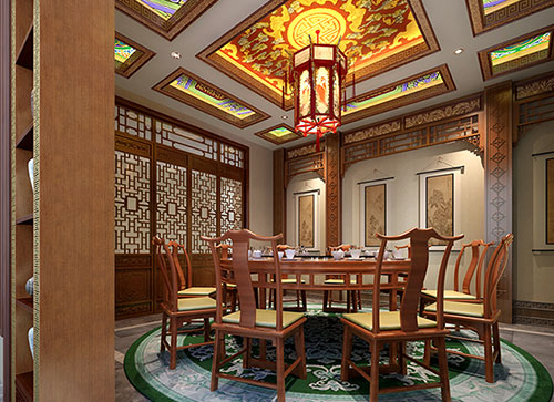 信阳中式古典风格家居装修设计效果图