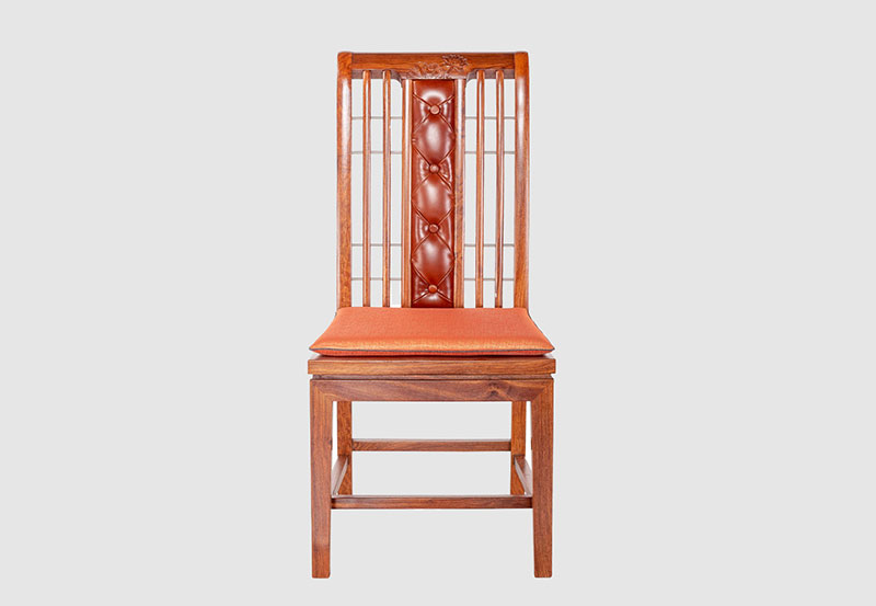 信阳芙蓉榭中式实木餐椅效果图