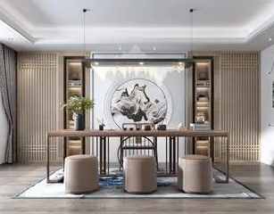信阳新中式风格茶室如何规划设计